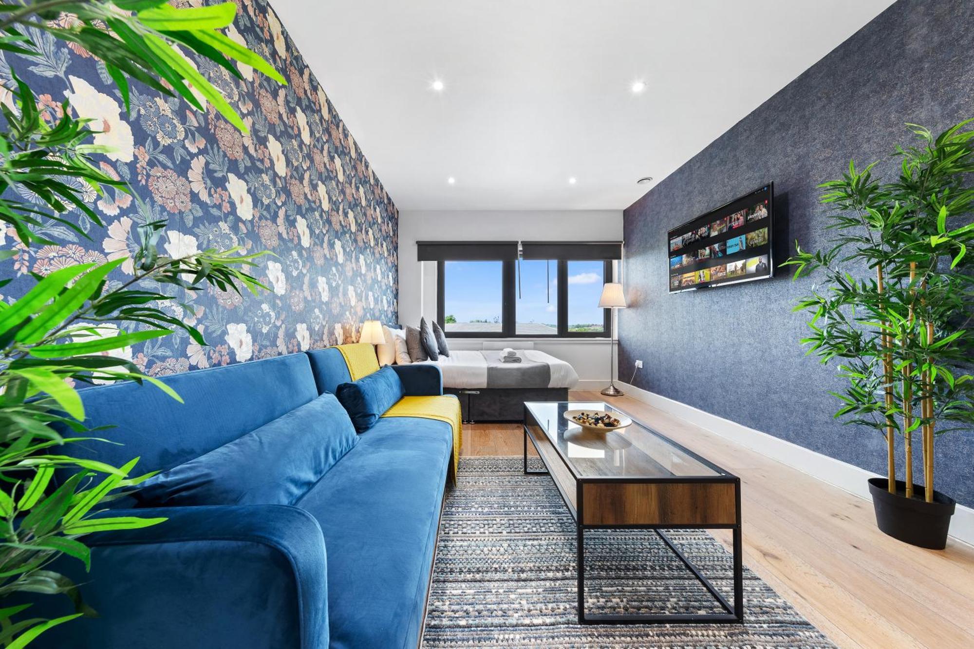 Modern One Bedroom Flat - Sleeps 5 -Near Heathrow - London Ub3 Exterior foto